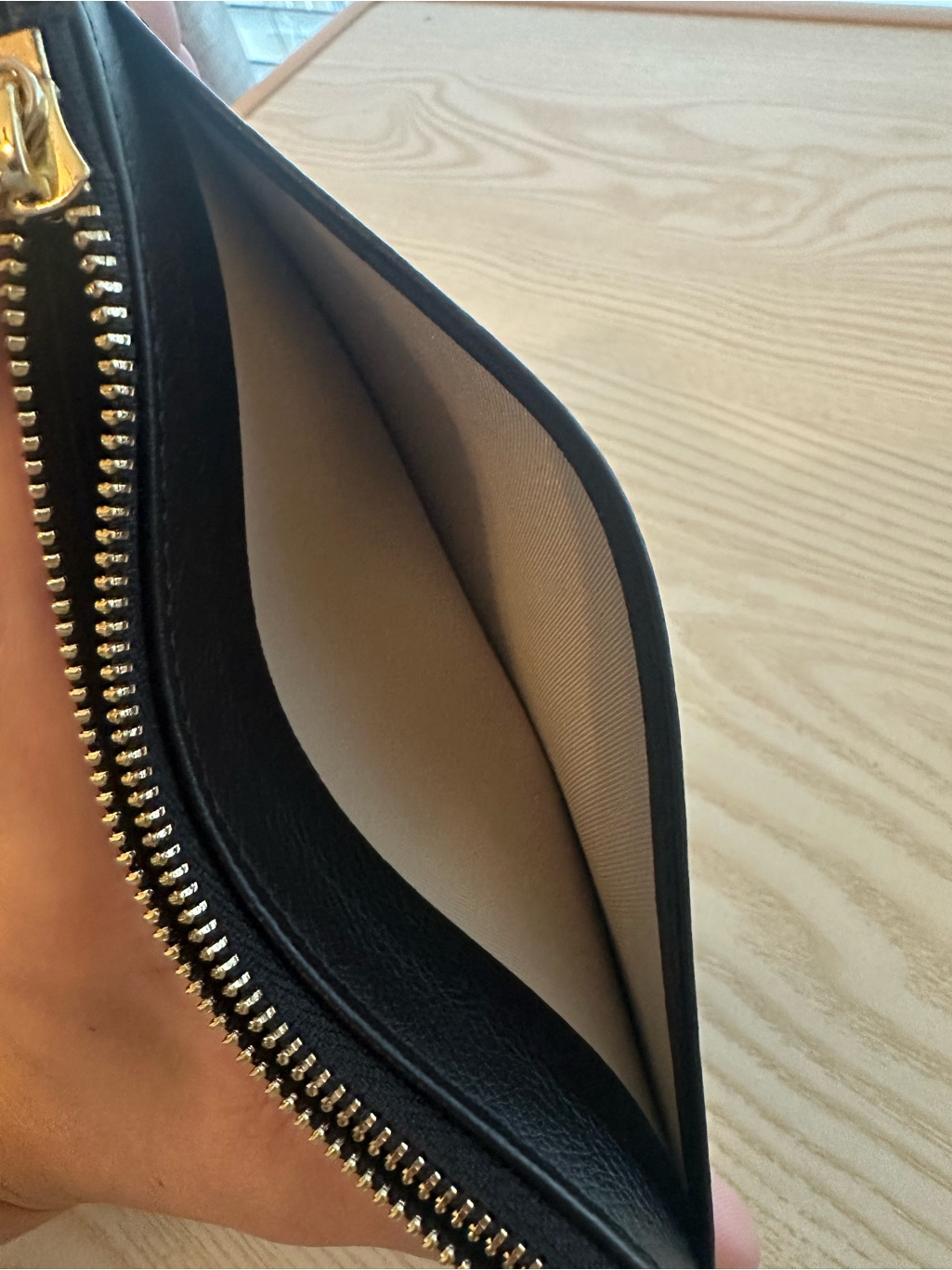 Mina Baie Large Lijah Wallet Black Leather — image 5 of 5